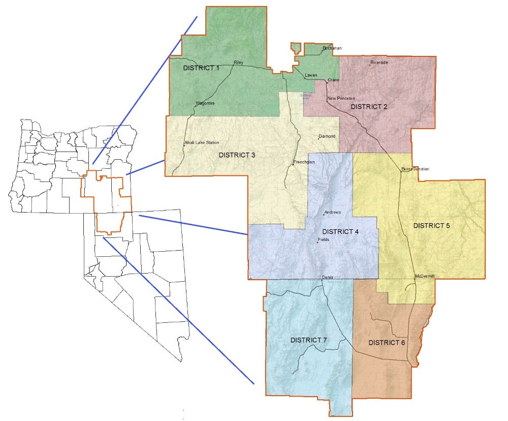 Service Territory Map Harney Electric Cooperative